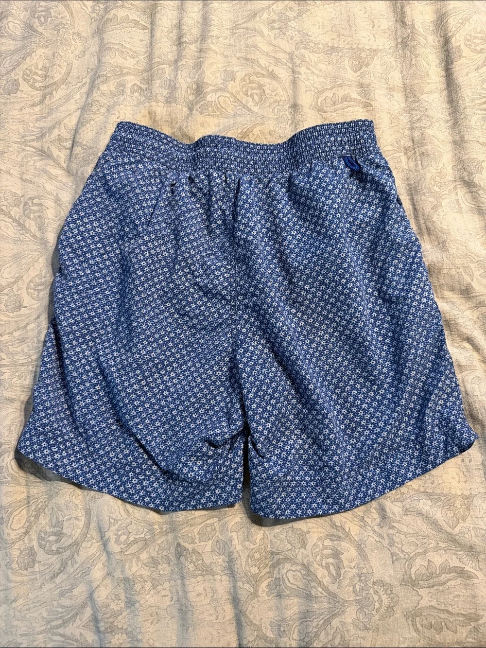 Tommy Hilfiger Blue Micro Floral Swim Trunks